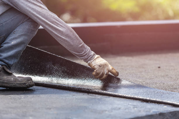 Professional Basement Waterproofing technician working in Liberty, KY